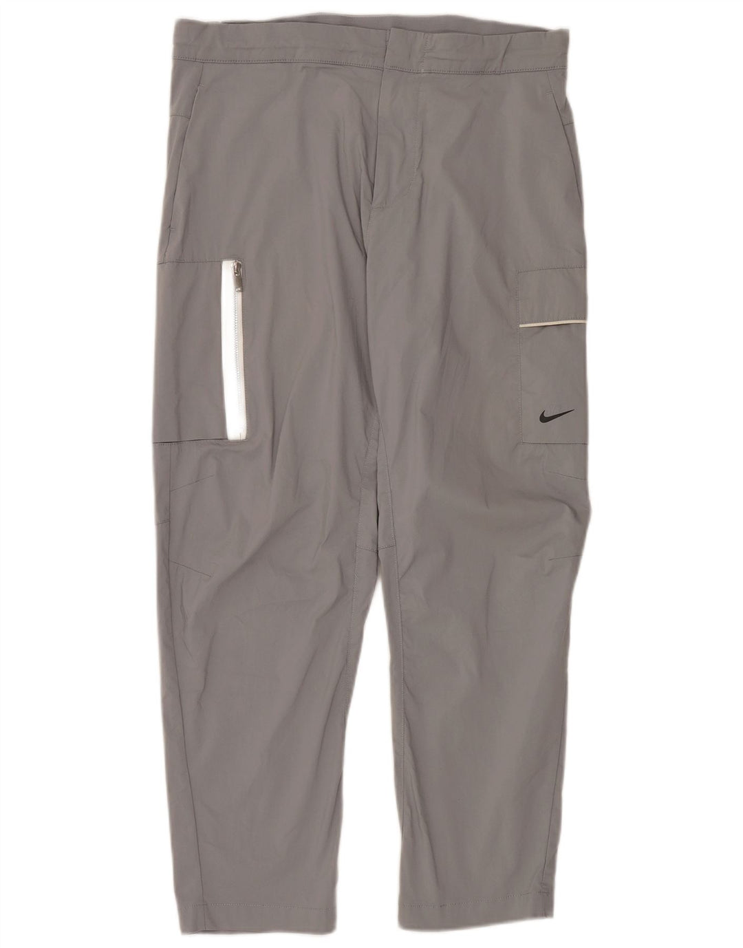 Pantaloni cargo drepti pentru bărbați Nike W34 L28 bumbac gri
