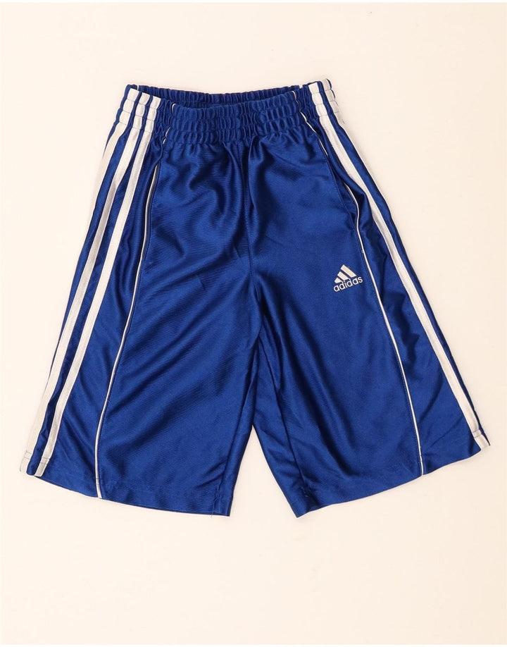 Pantaloni scurți sport adidas băieți 7-8 ani XS poliester albastru