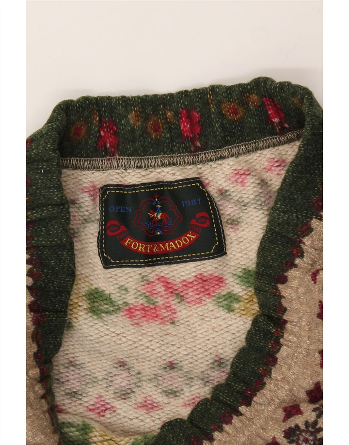 FORT & MADOX Womens Straight Skirt W32 Large  Multicoloured Colourblock Vintage Fort & Madox and Second-Hand Fort & Madox from Messina Hembry 