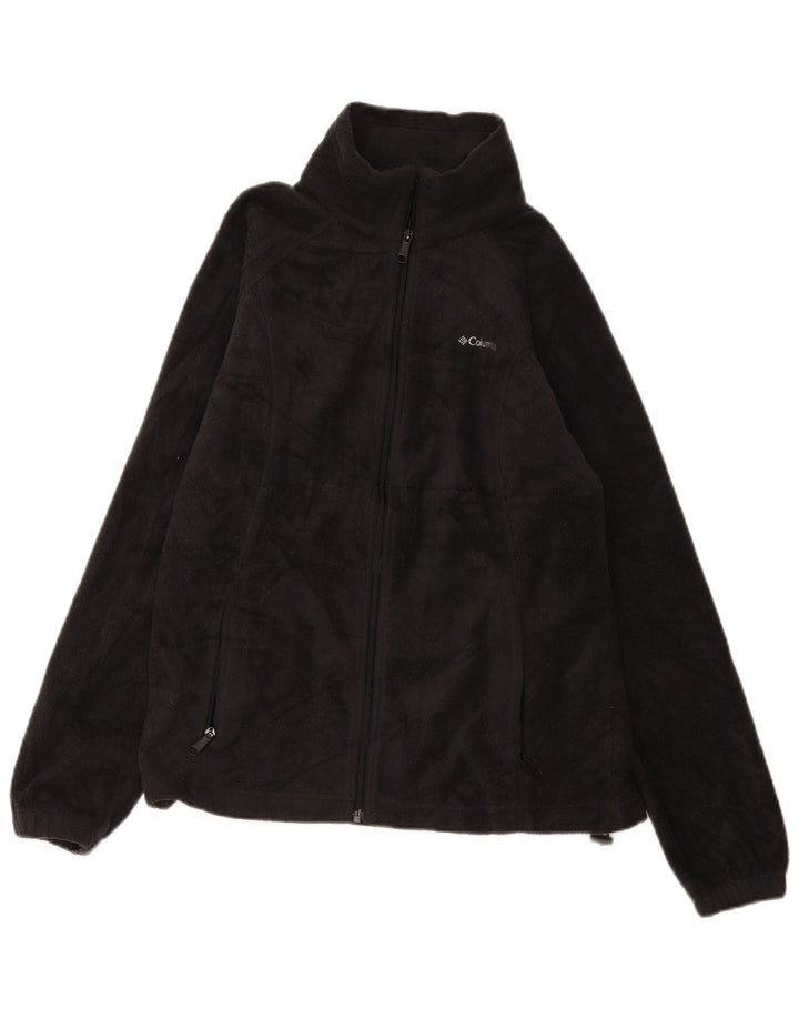 Jachetă fleece Columbia pentru femei UK 40, mare, negru, poliester