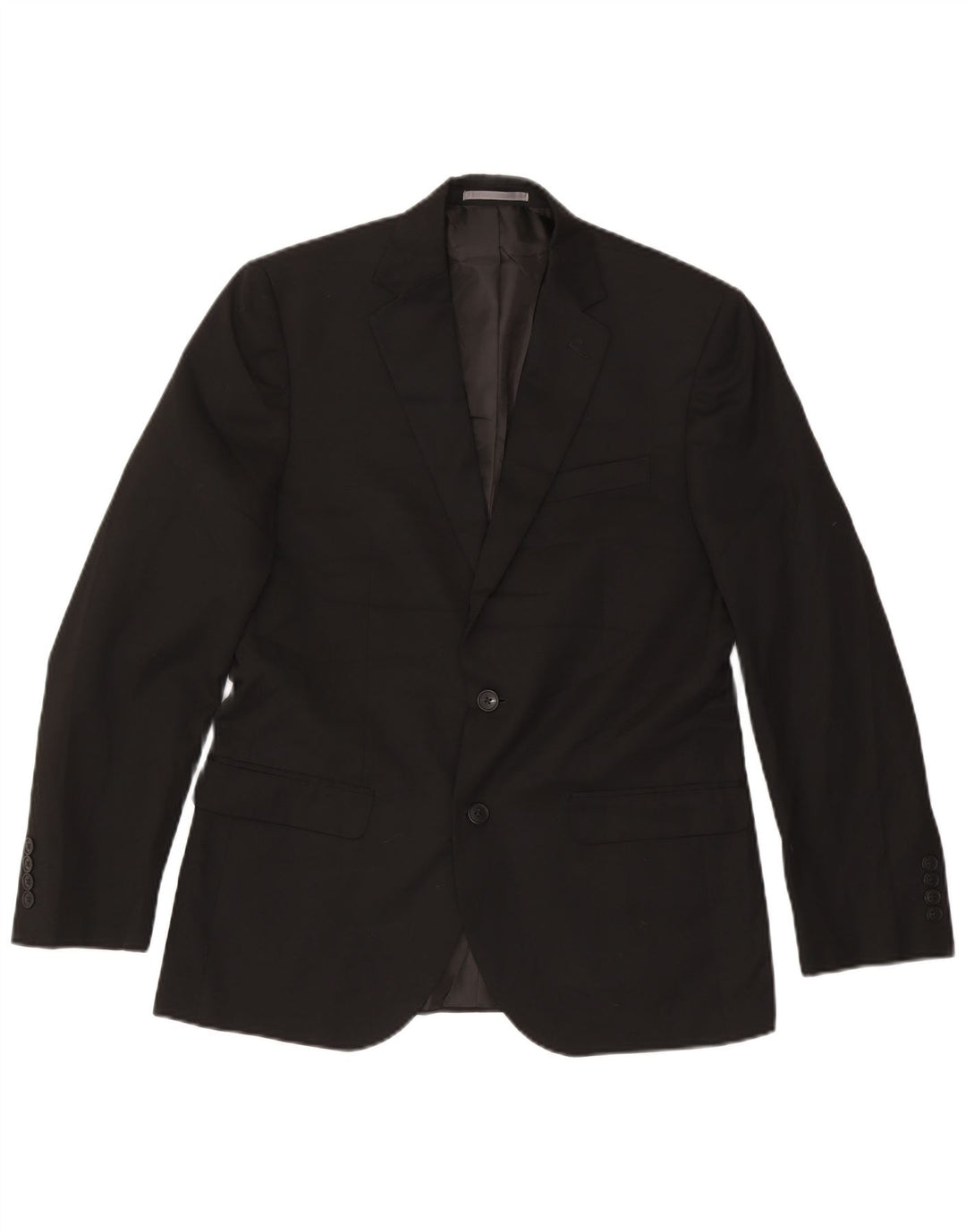 Jachetă pentru bărbați Marks & Spencer, cu 2 nasturi, cu ajustare normală, UK 38 Medium Negru