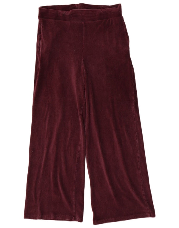 Pantaloni de trening din velur pentru femei Marks & Spencer UK 14 Burgundy mediu