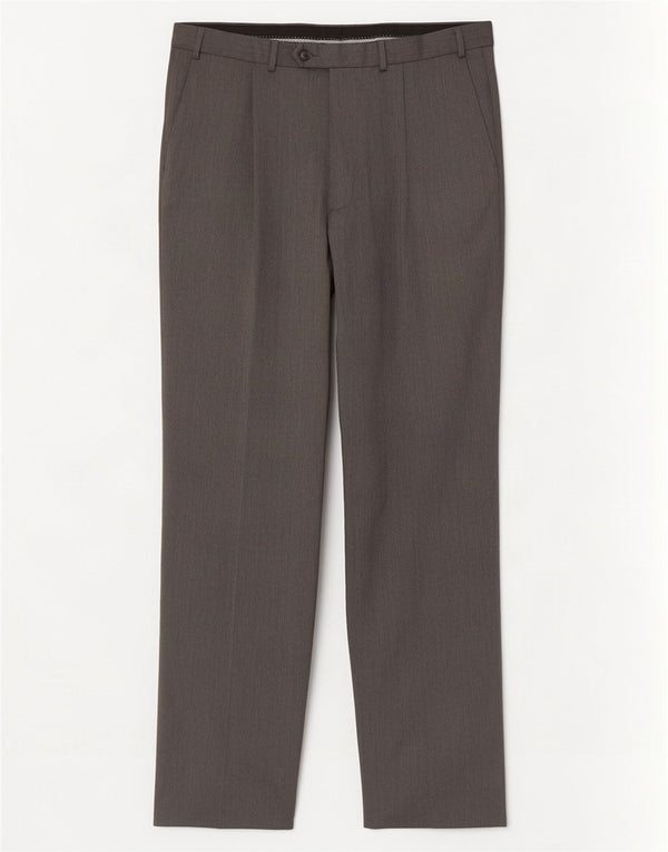 Pantaloni de costum pentru femei Marks & Spencer L36 L33 Lână gri