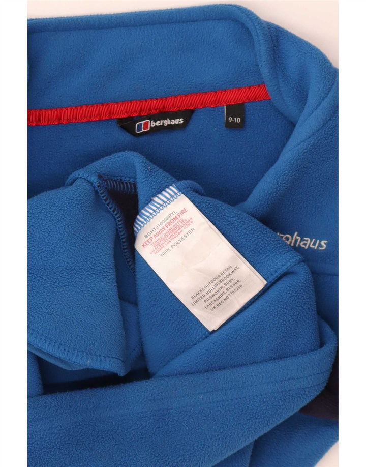 Jachetă fleece pentru băieți Berghaus 9-10 ani, albastru, poliester