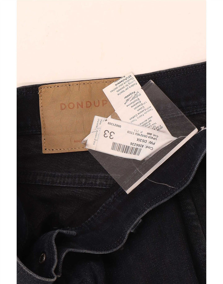 Blugi Dondup pentru bărbați L33 L34 Bumbac bleumarin