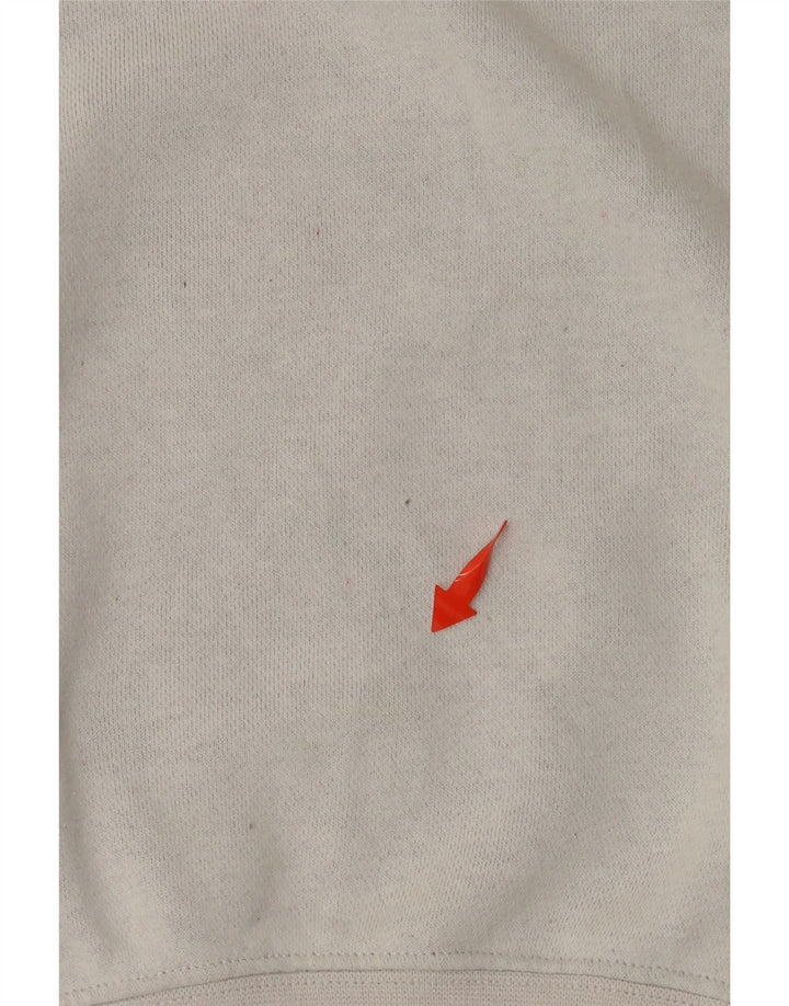 Pulover NIKE Crop Oversized pentru femei UK 14 Bumbac gri mediu