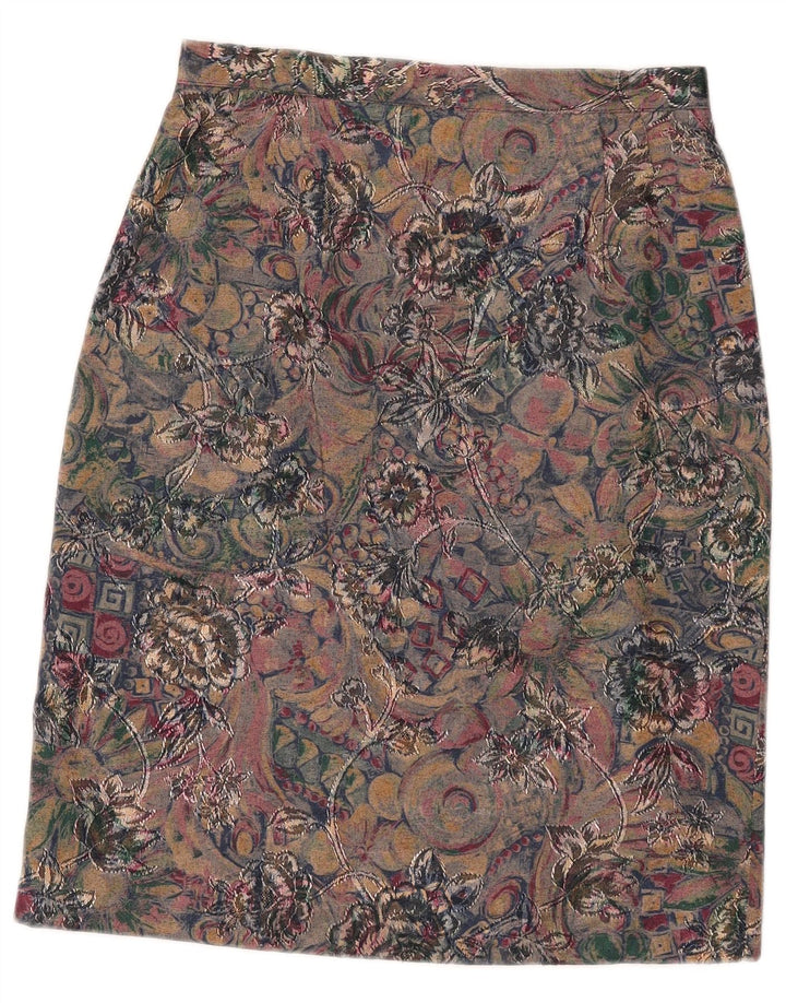 Fusta creion Vintage pentru femei W27 Mic Multicolor Paisley