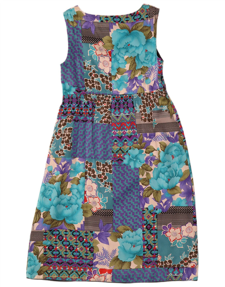 Rochie Empire fără mâneci pentru femei Monsoon UK 10, patchwork multicolor mic
