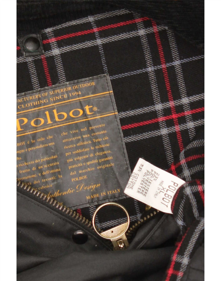 Jachetă din bumbac cerat pentru bărbați Polbot UK 42 XL Negru