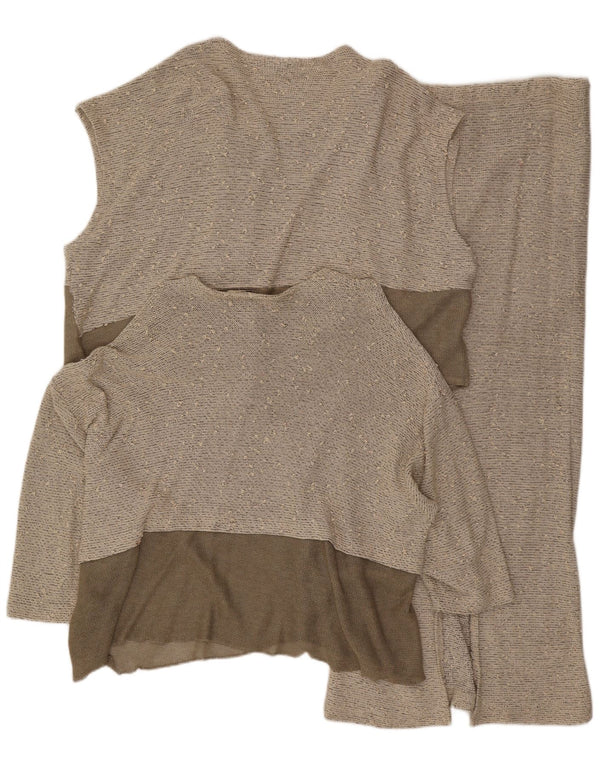 Set fuste 3 piese Naomi pentru femei EU 40 Medium W30 Gri Colorblock Viscoză