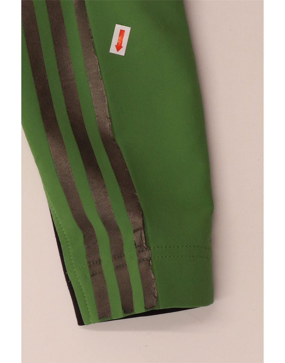 Jachetă de top pentru trening Climalite pentru femei Adidas UK 14 Poliester verde mediu
