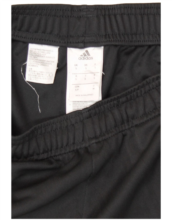 Pantaloni de trening Adidas pentru bărbați, poliester negru mic