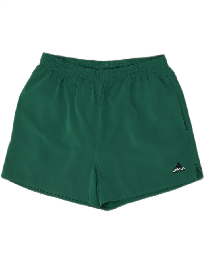 Pantaloni scurți sport pentru bărbați Adidas UK 40 Poliester verde mediu