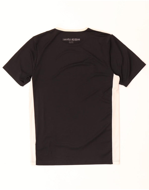 Tricou cu grafic Juventus pentru bărbați Adidas Top mic, negru, poliester bloc de culoare