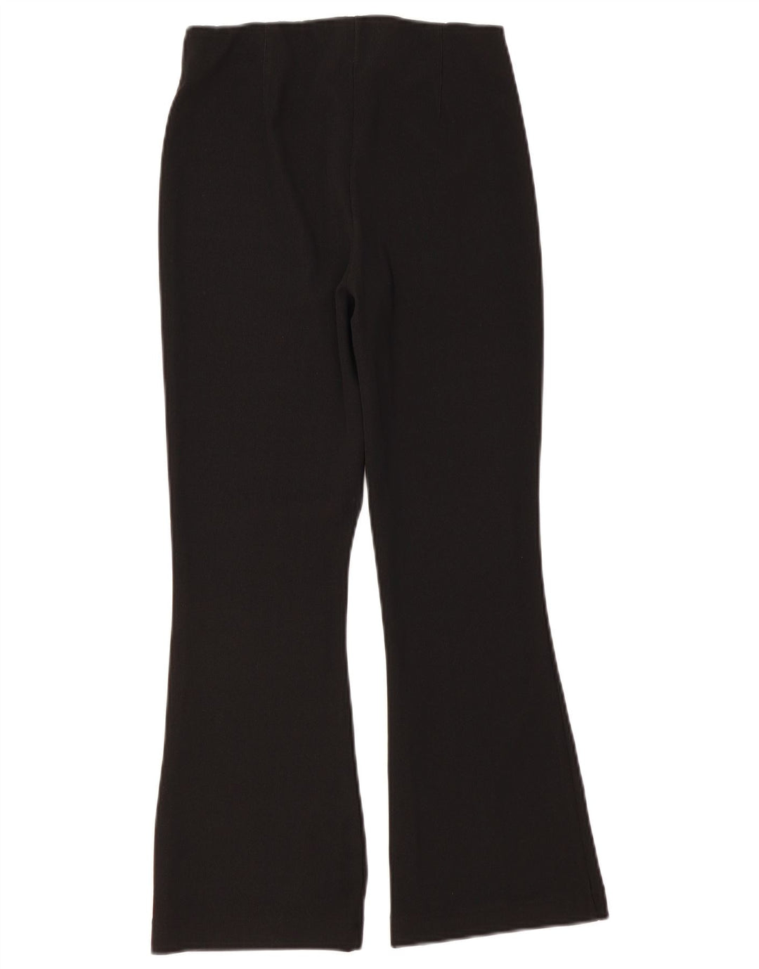 Pantaloni de damă Zara Casual Flare Mari L32 L26 Poliester negru