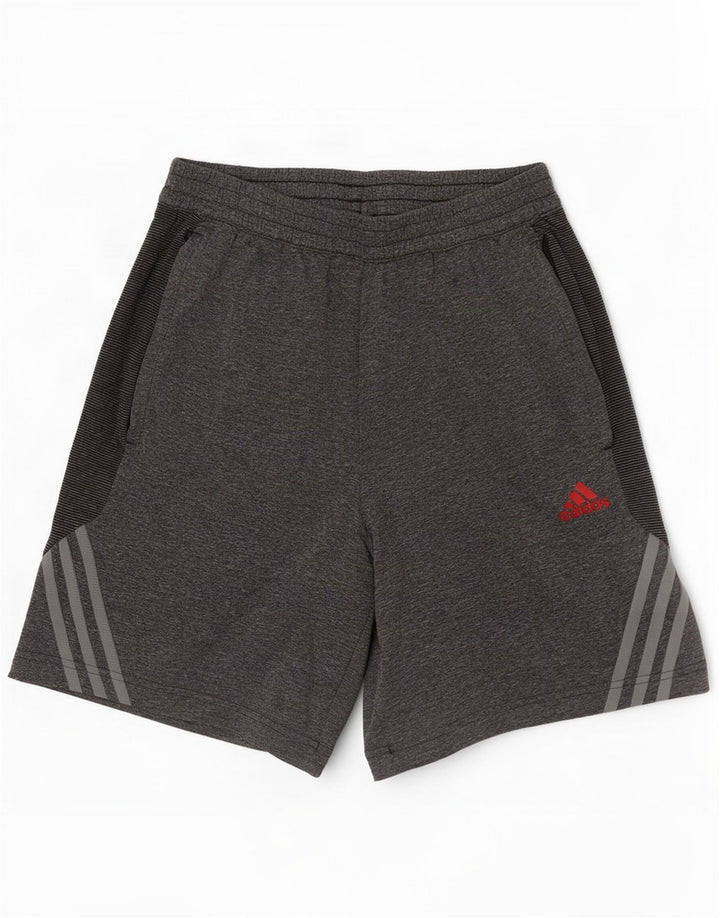 Pantaloni scurți sport pentru bărbați Adidas Climacool, gri, poliester color bloc