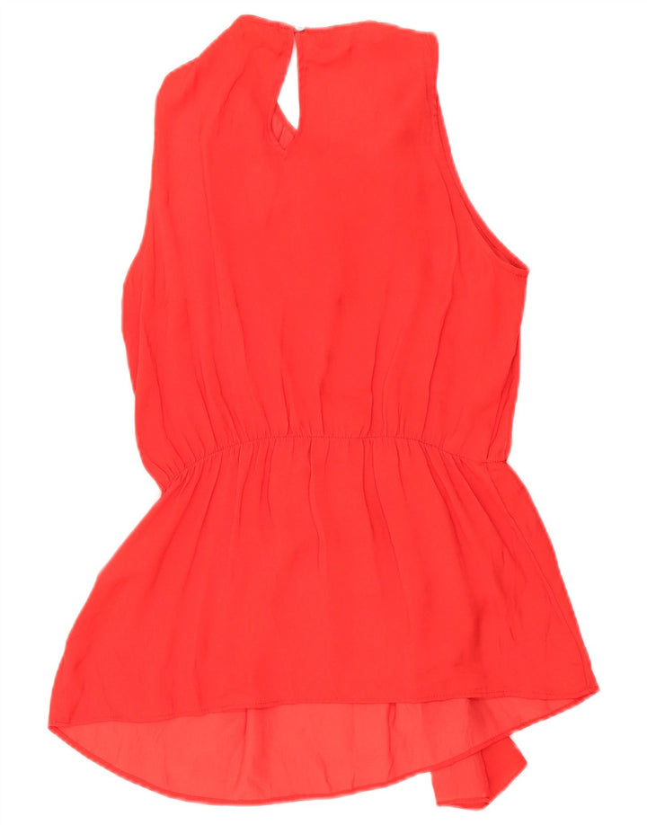 Bluză fără mâneci pentru femei Zara UK 14 Poliester roșu mediu