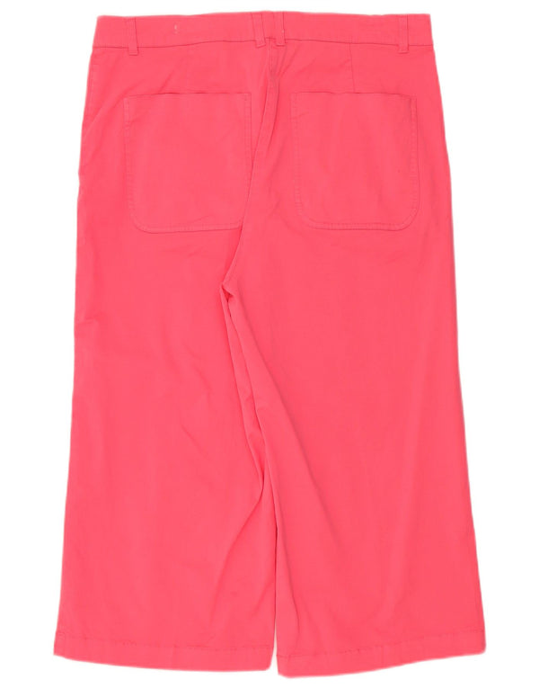 Pantaloni Capri Joules pentru femei UK 16 Large W36 L20 Pink Bumbac