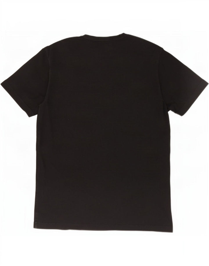 Tricou grafic Belstaff pentru bărbați Top mare din bumbac negru