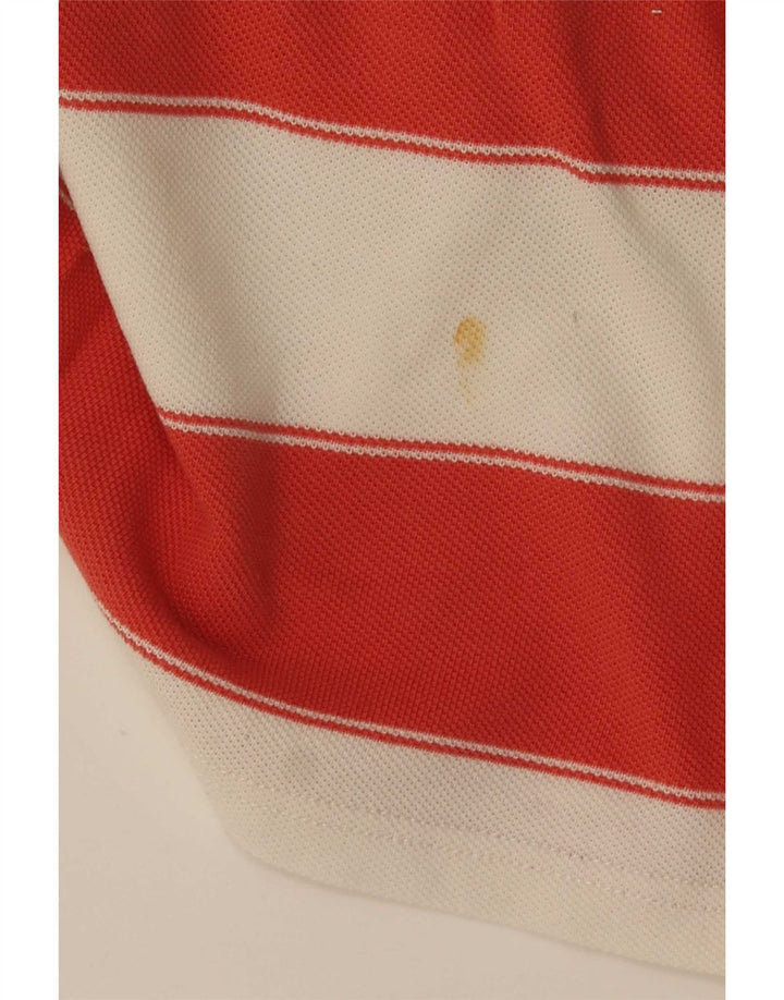 Tricou polo pentru bărbați Fat Face, bumbac cu dungi roșii mari