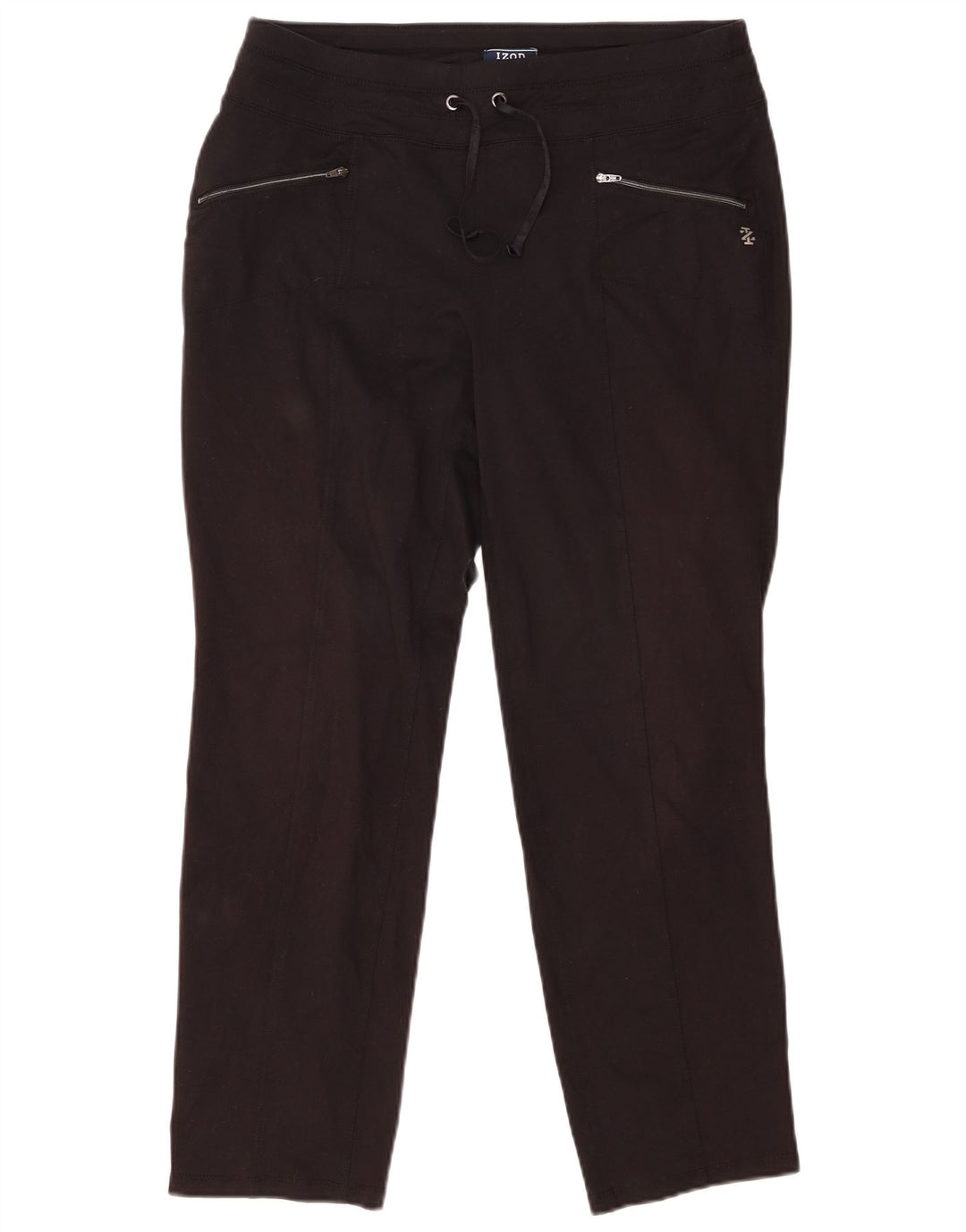 Pantaloni de trening IZOD pentru femei UK 14 Poliester mediu negru