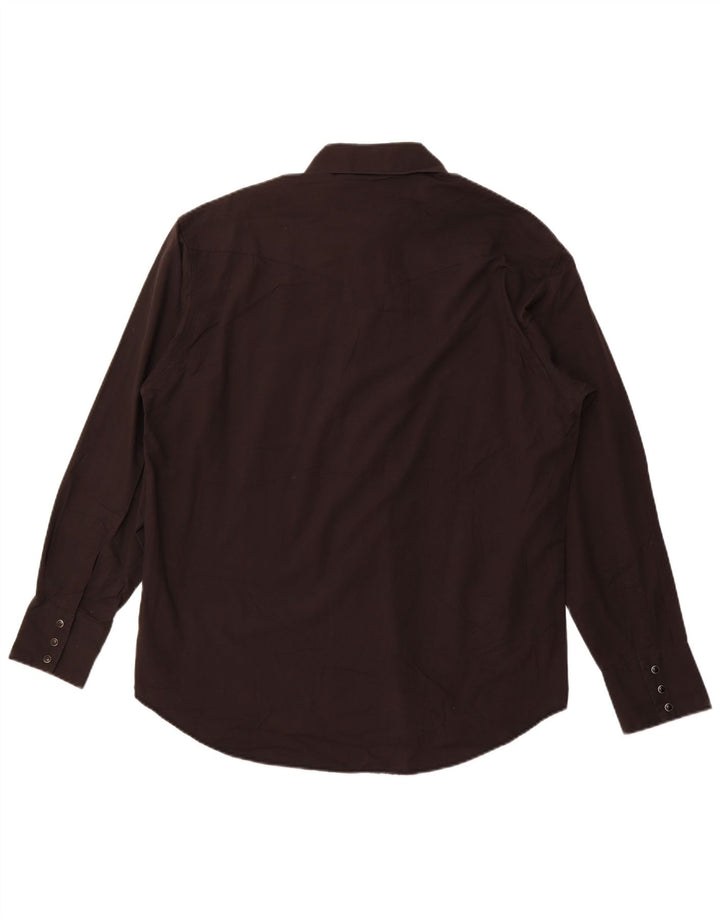 Cămașă pentru bărbați WRANGLER, mare, negru, bumbac