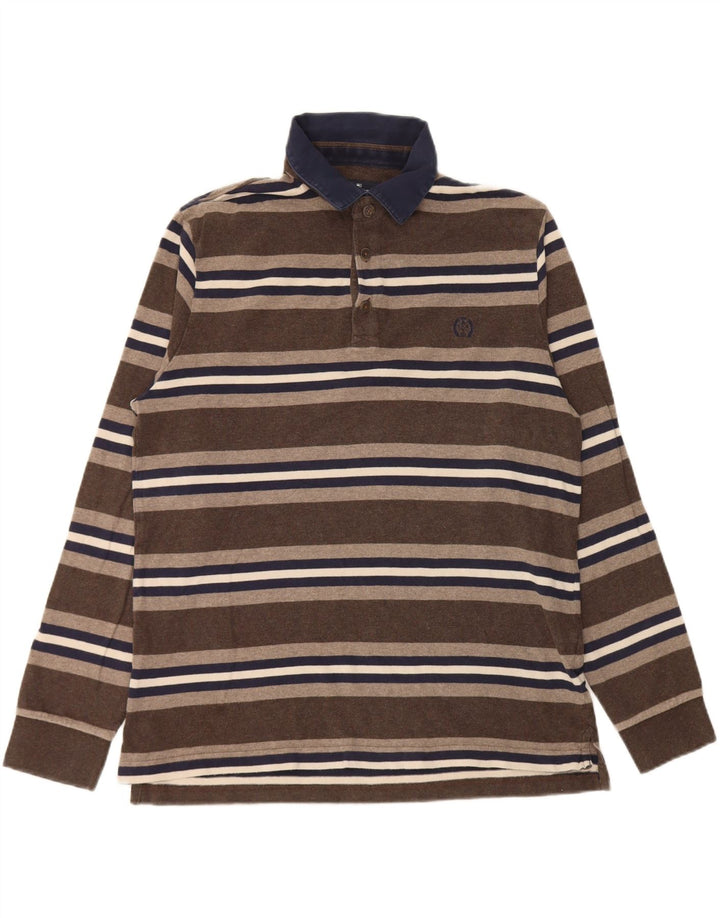 Tricou polo rugby cu mânecă lungă pentru bărbați Marks & Spencer, maro mediu