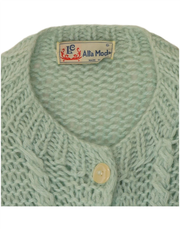 Pulover cardigan pentru femei Alta Moda UK 12 verde mediu