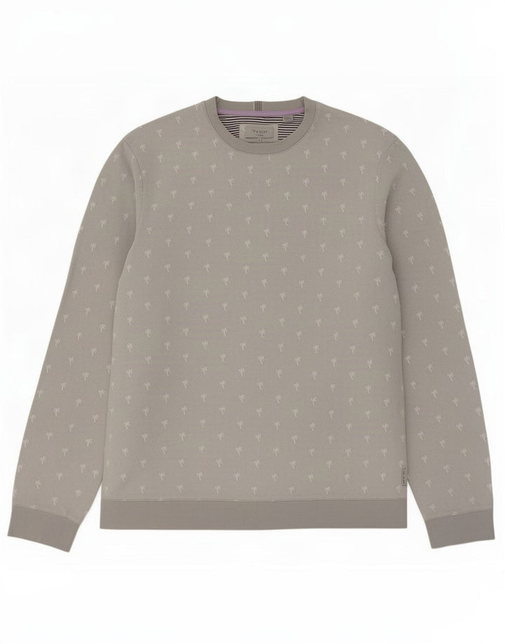 Hanorac pentru bărbați Ted Baker Pulover Mărimea 3 Medium Gri Spotted