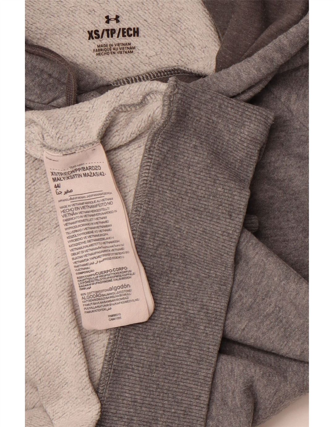 Pulover pentru bărbați UNDER ARMOUR XS bumbac gri