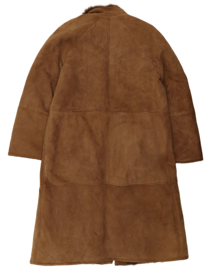 Palton din shearling pentru femei IT 48 XL maro din shearling