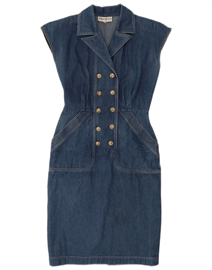 Rochie Privilegio pentru femei din denim UK 14 Medium Blue