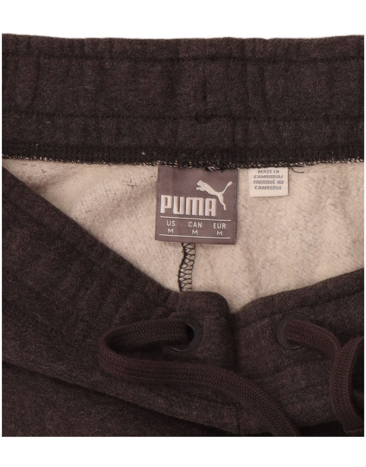 Pantaloni de trening PUMA pentru bărbați, bumbac gri mediu