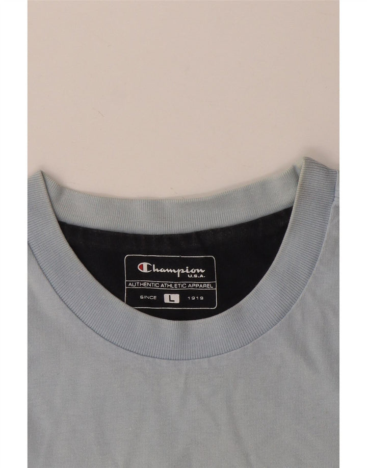 Tricou grafic Champion pentru bărbați Top mare albastru