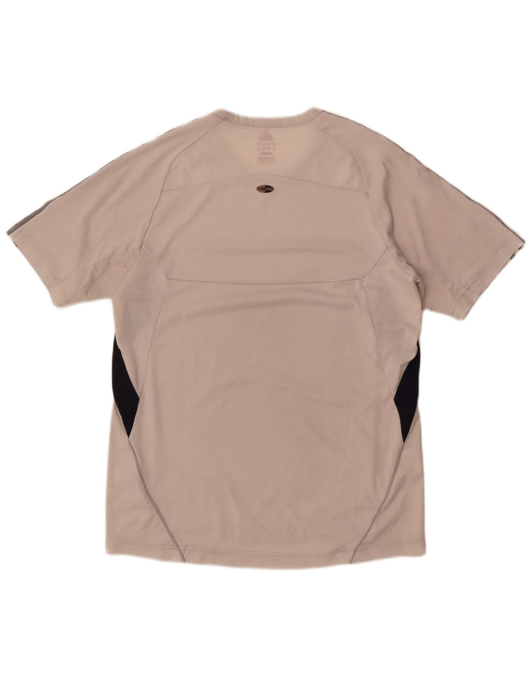 Tricou Adidas Climacool pentru bărbați Top Mediu Alb Poliester Colorblock