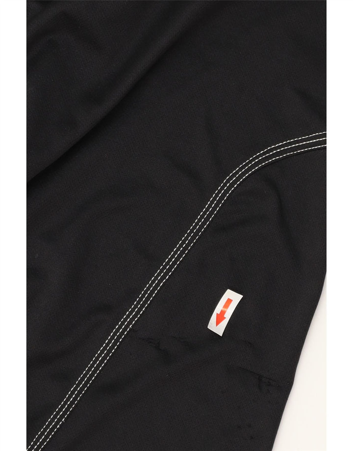 Tricou ADIDAS Climalite pentru bărbați, poliester mediu negru