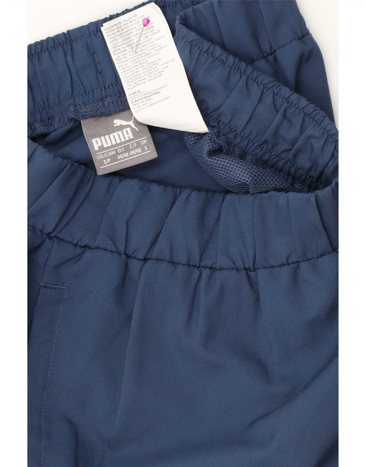 Pantaloni scurti sport grafic Puma pentru bărbați, poliester mici, albastru