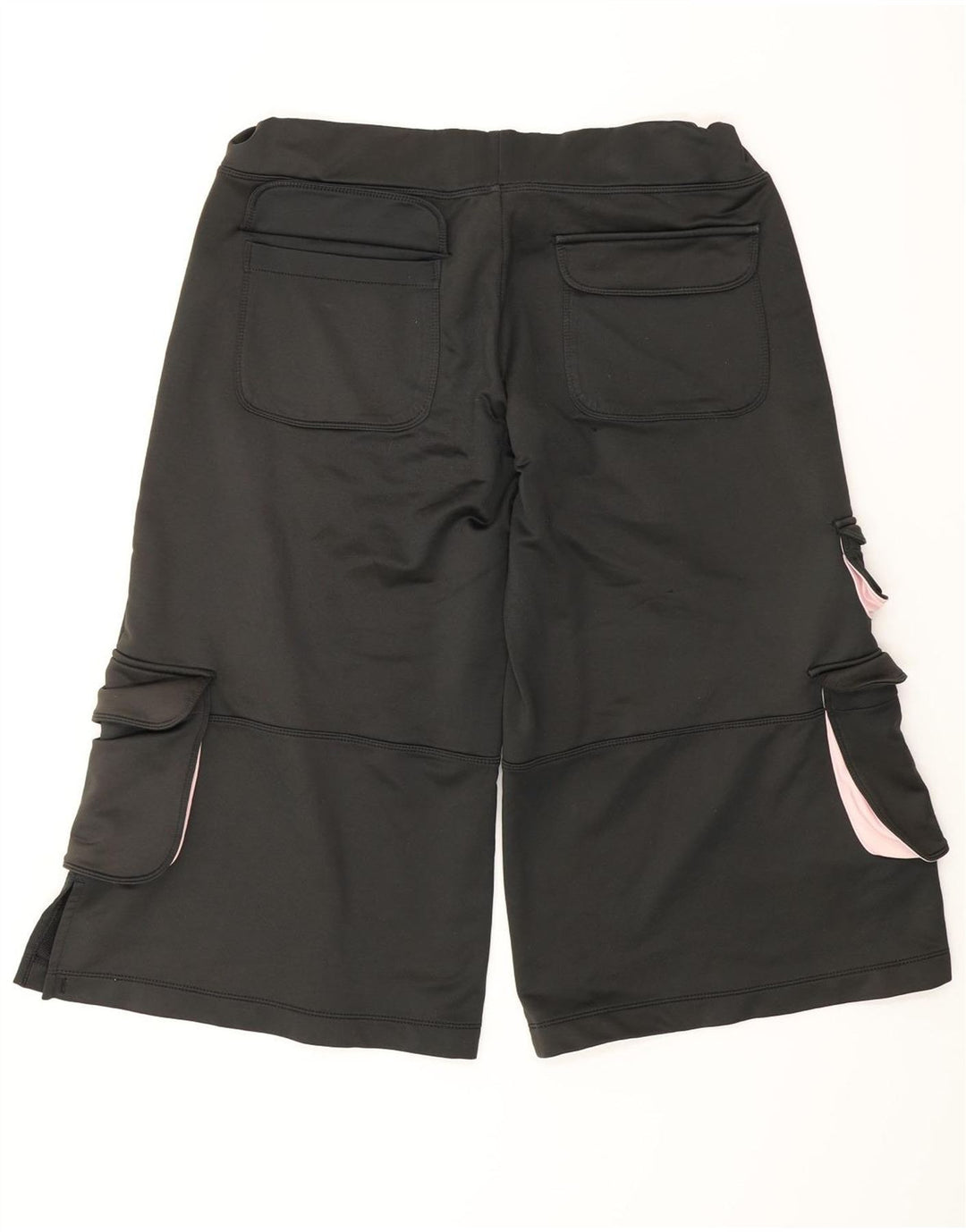 Pantaloni scurti sport Bermude NIKE pentru femei US 4/6 Poliester negru mic