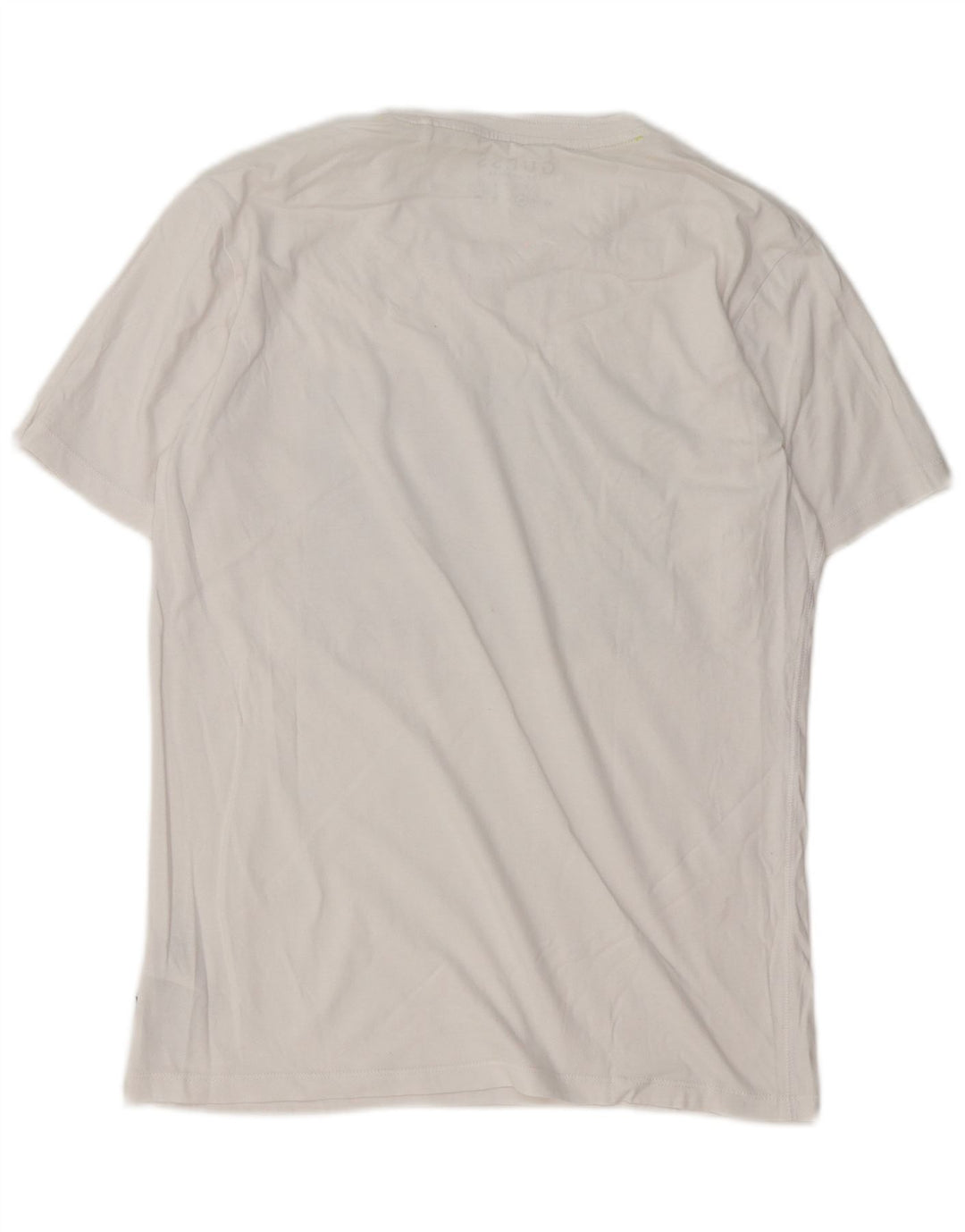 Tricou grafic pentru bărbați Guess Slim Fit Top din bumbac alb mediu