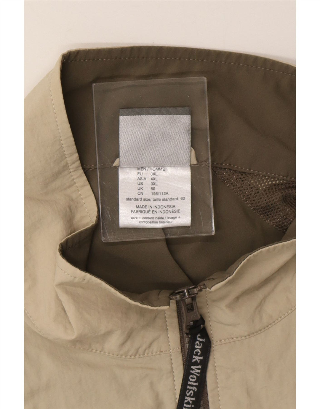JACK WOLFSKIN Gilet utilitar pentru bărbați UK 50 3XL Kaki Poliester color bloc