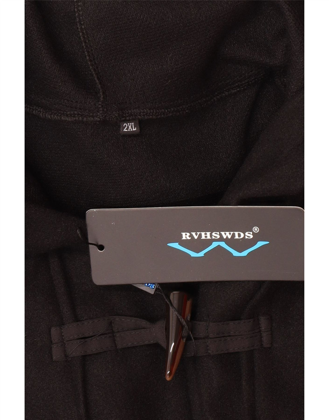 Palton cu glugă pentru femei UK 20 2XL Negru