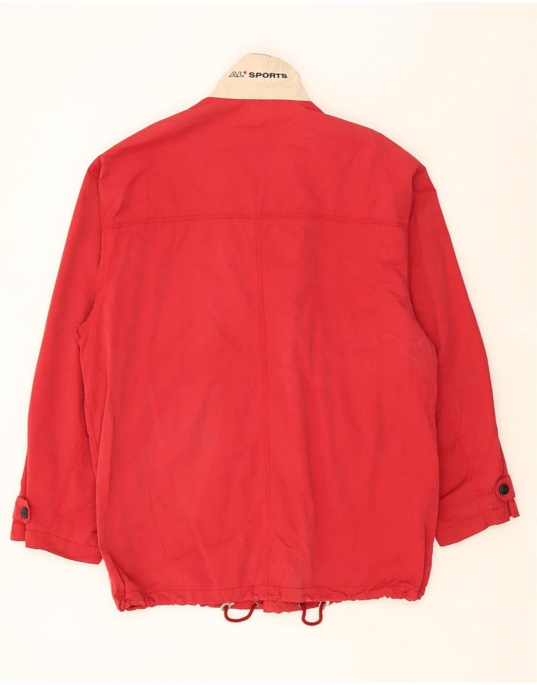 ANGELO LITRICO Mens Utility Jacket IT 52 XL Red Cotton Vintage Angelo Litrico and Second-Hand Angelo Litrico from Messina Hembry 