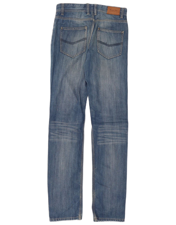 Massimo Dutti Blugi Drepți Băieți 13-14 Ani L30 L34 Albastru