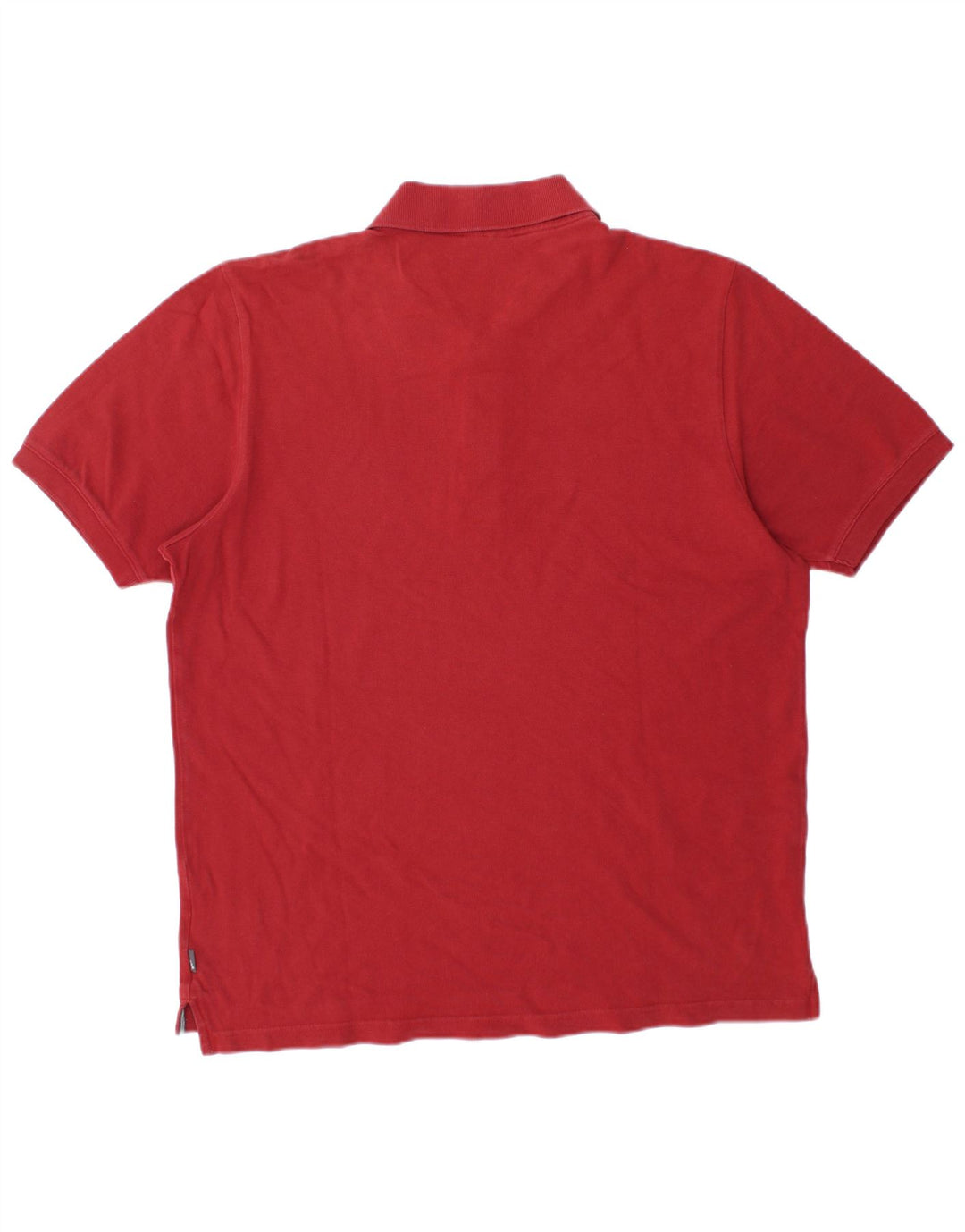 Tricou polo ADIDAS pentru bărbați, bumbac roșu mare