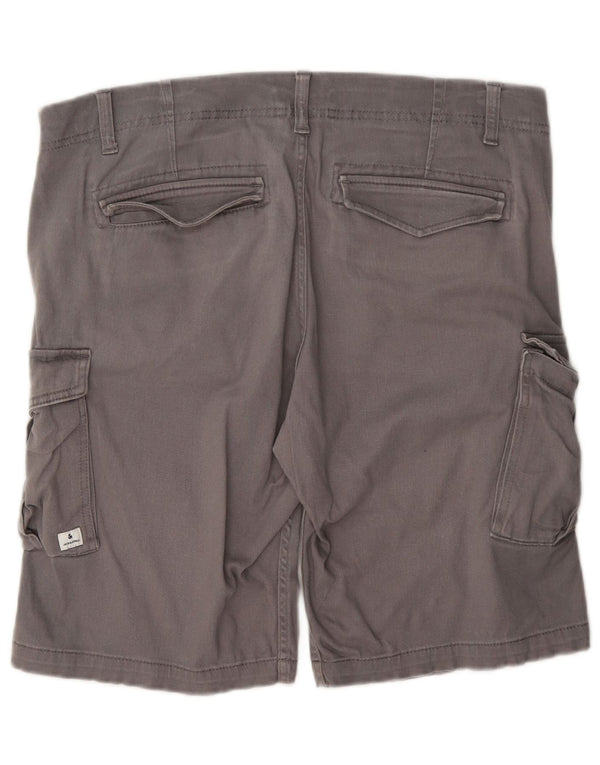Pantaloni scurți Jack & Jones Regular Cargo pentru bărbați, mari W36, bumbac gri