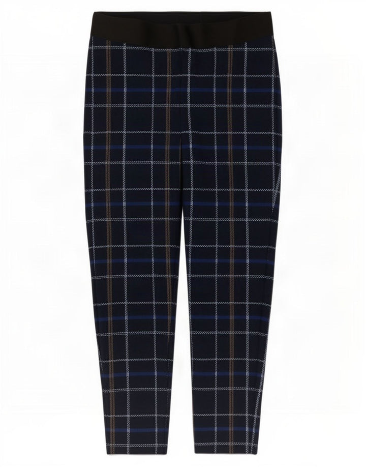 Leggings pentru femei Marks & Spencer UK 16, mare, poliester cu carouri bleumarin