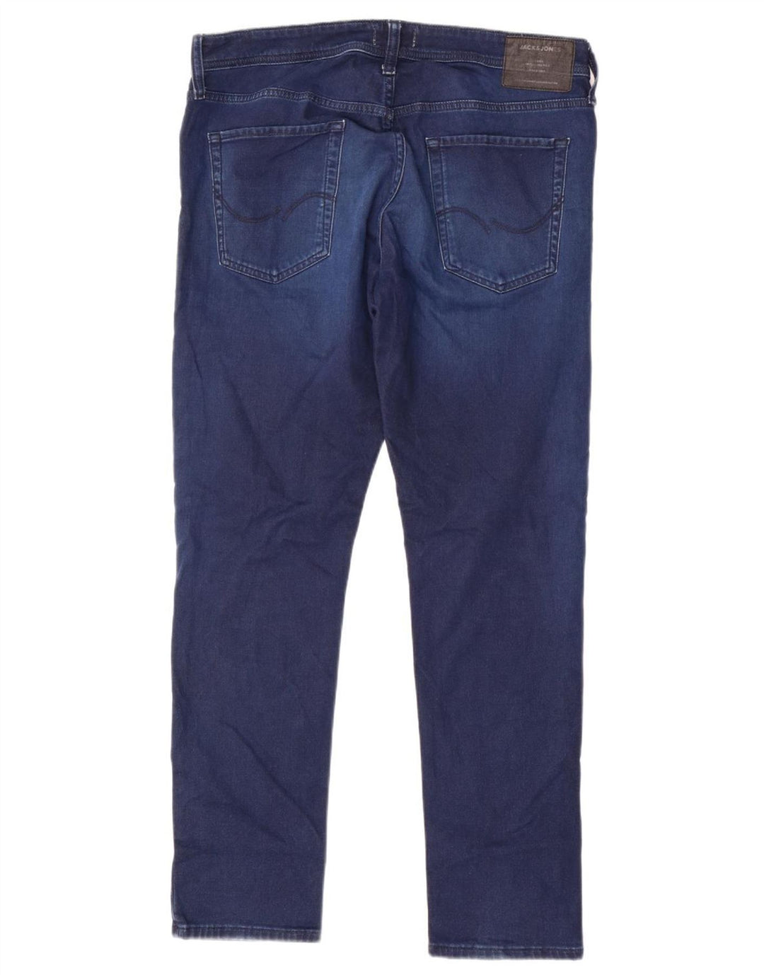 Blugi slim pentru bărbați Jack & Jones W36 L32 bleumarin