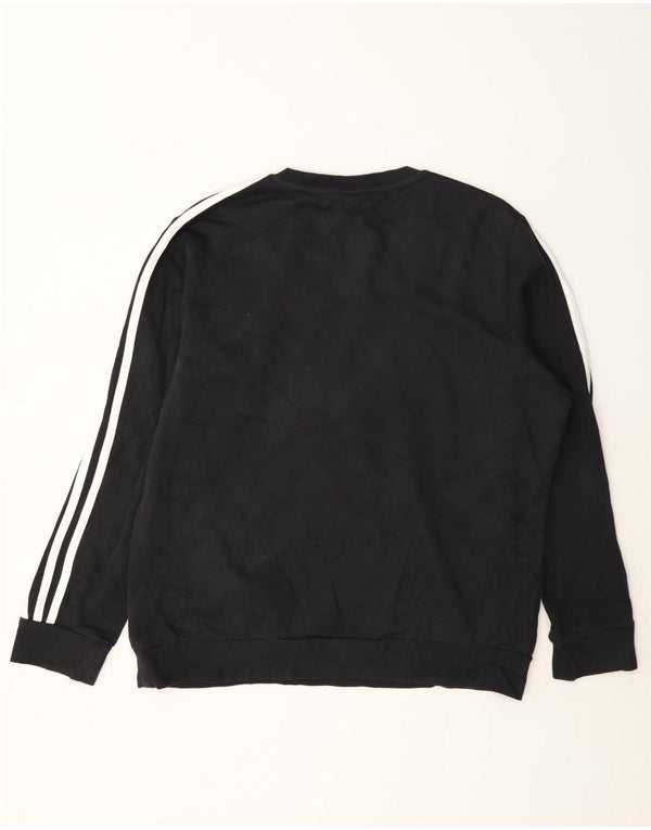 Pulover adidas pentru femei UK 20/22 XL bumbac negru