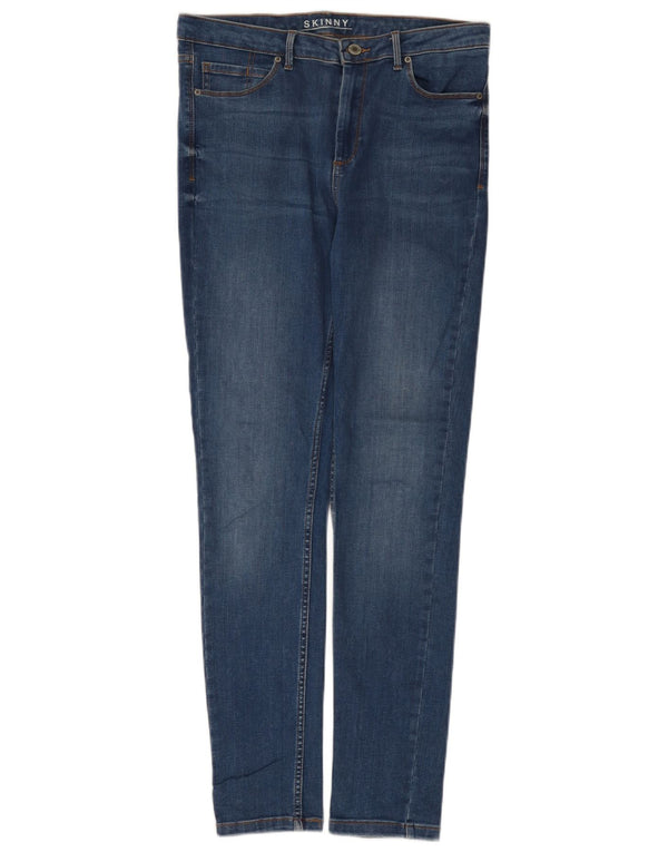 Blugi skinny pentru femei Marks & Spencer UK 12 Medium L32 L30 Bumbac albastru