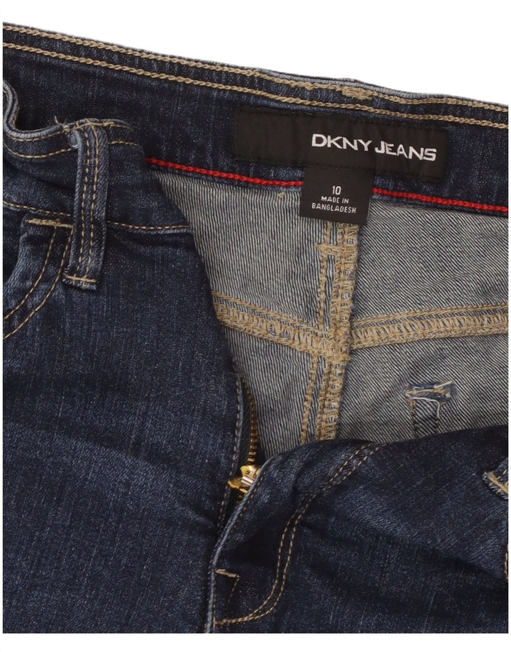 Pantaloni scurți din denim DKNY pentru femei US 10 Large W30 Blue Bumbac